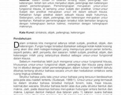 Artikel Eksploratif Bahasa Jawa