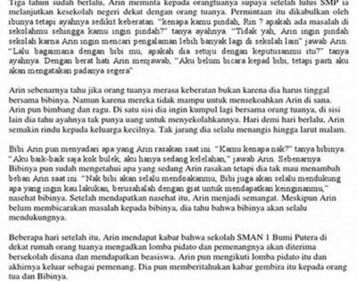 Cerpen Arin dan Mimpinya: Kisah yang Menginspirasi untuk Berkarya Cerpen Arin dan Mimpinya: Kisah yang Menginspirasi untuk Berkarya
