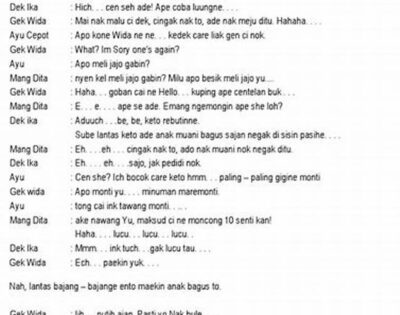 Dialog Bahasa Bali 5 Orang