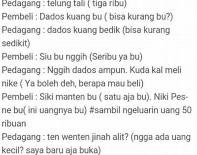Dialog Bahasa Bali Alus 2 Orang Singkat