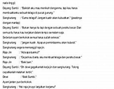 Dialog Bahasa Jawa 5 Orang