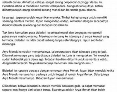 Karangan Cerita Bahasa Madura