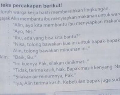 Percakapan 5 Orang Tentang Kerja Kelompok