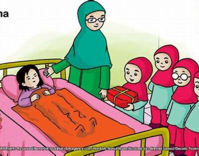Sambutan RT Menjenguk Orang Sakit