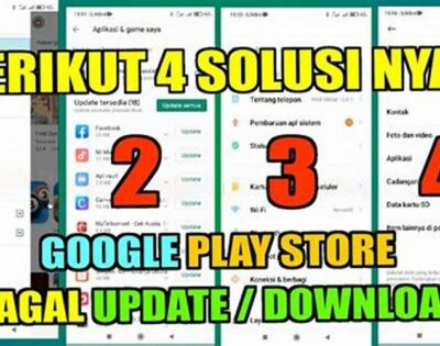 Play Store Tidak Bisa Update Aplikasi